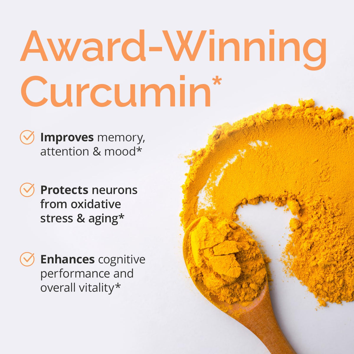 BrainMD Curcumine Longvida 30 capsules végétales vue arrière