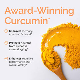 BrainMD Curcumine Longvida 30 capsules végétales vue arrière