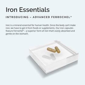 BrainMD Fer Ferrous Bisglycinate 30 Capsules - étiquette détaillée