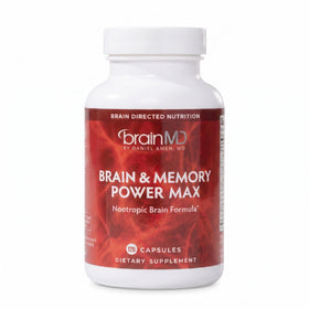 BrainMD Ginkgo Biloba 120 capsules vue avant du flacon
