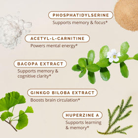 BrainMD Ginkgo Biloba capsules vue de côté