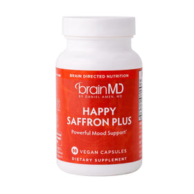 BrainMD Happy Saffron Plus 90 capsules vue avant