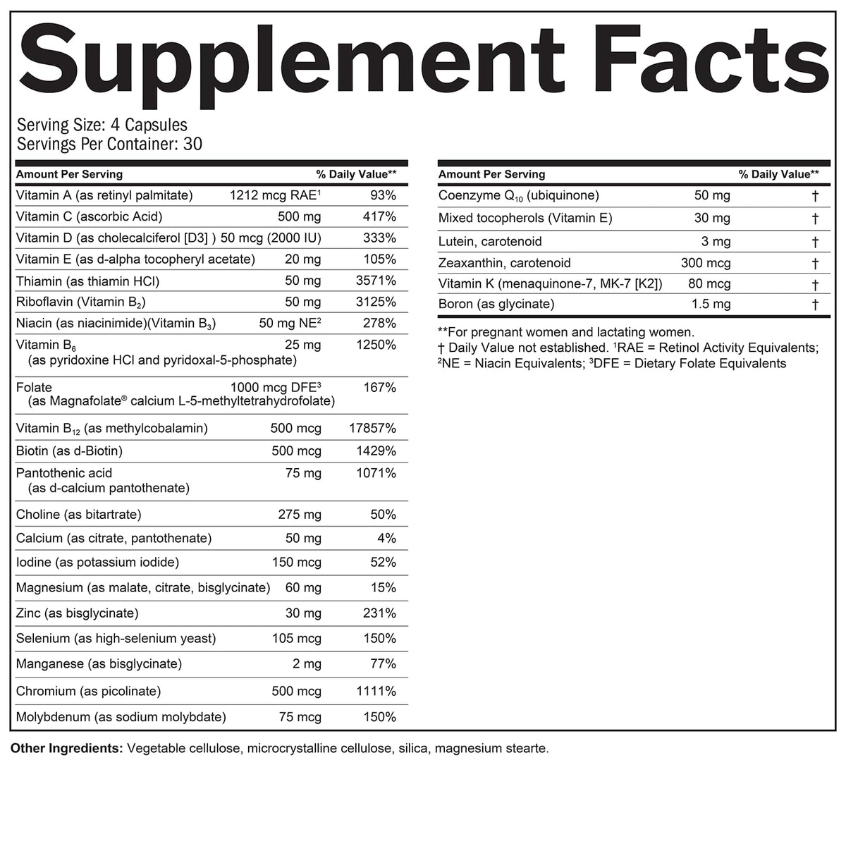 BrainMD Multivitamines Prénatales 120 Capsules en prise