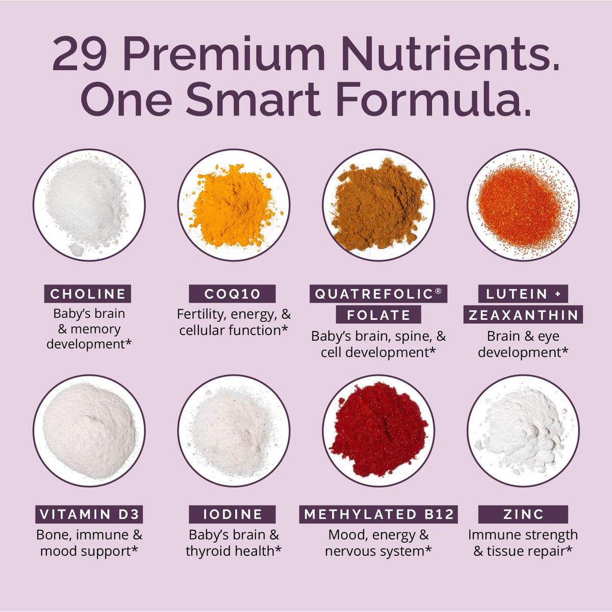 BrainMD Multivitamines Prénatales capsules sur fond blanc