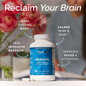 BrainMD NeuroLink 180 capsules emballage