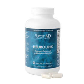 BrainMD NeuroLink 180 capsules vue de face