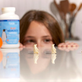 BrainMD NeuroVite Mâchables Orange, ingrédients sur l'emballage