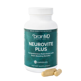 BrainMD NeuroVite Plus 120 capsules vue avant