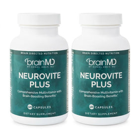 BrainMD NeuroVite Plus 120 capsules vue de face