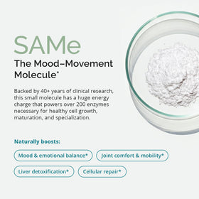 BrainMD SAMe 400 mg comprimés arrière