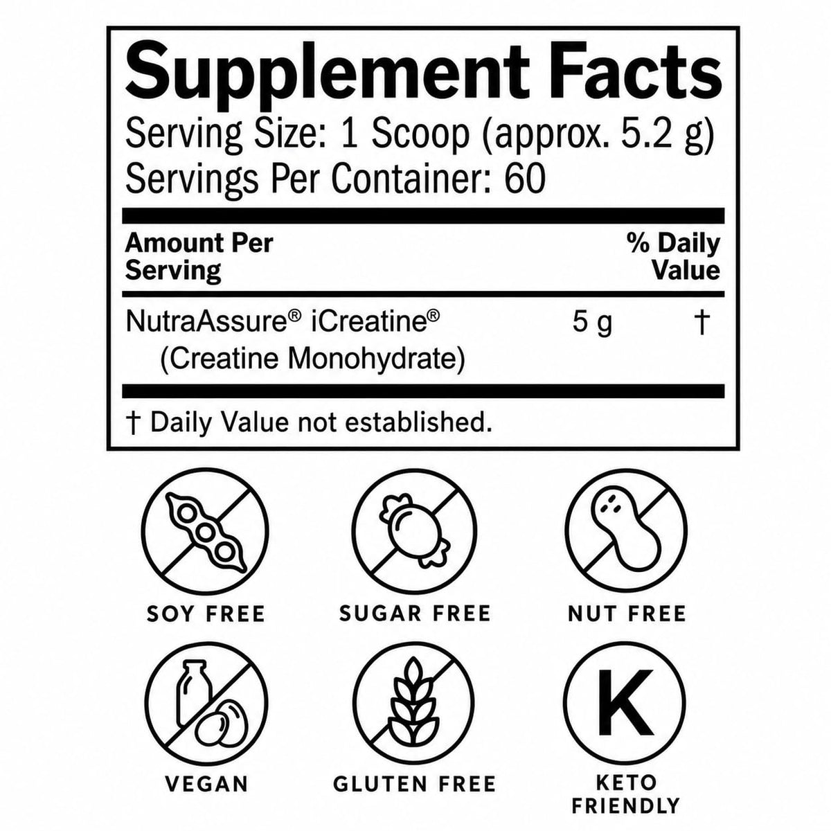 BrainMD Smart Creatine, cuillère dosage incluse