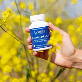 BrainMD Vitamine D3 + K2 capsules de soutien osseux