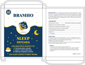 BRAMHO Patches de Sommeil 120 Patches présentation