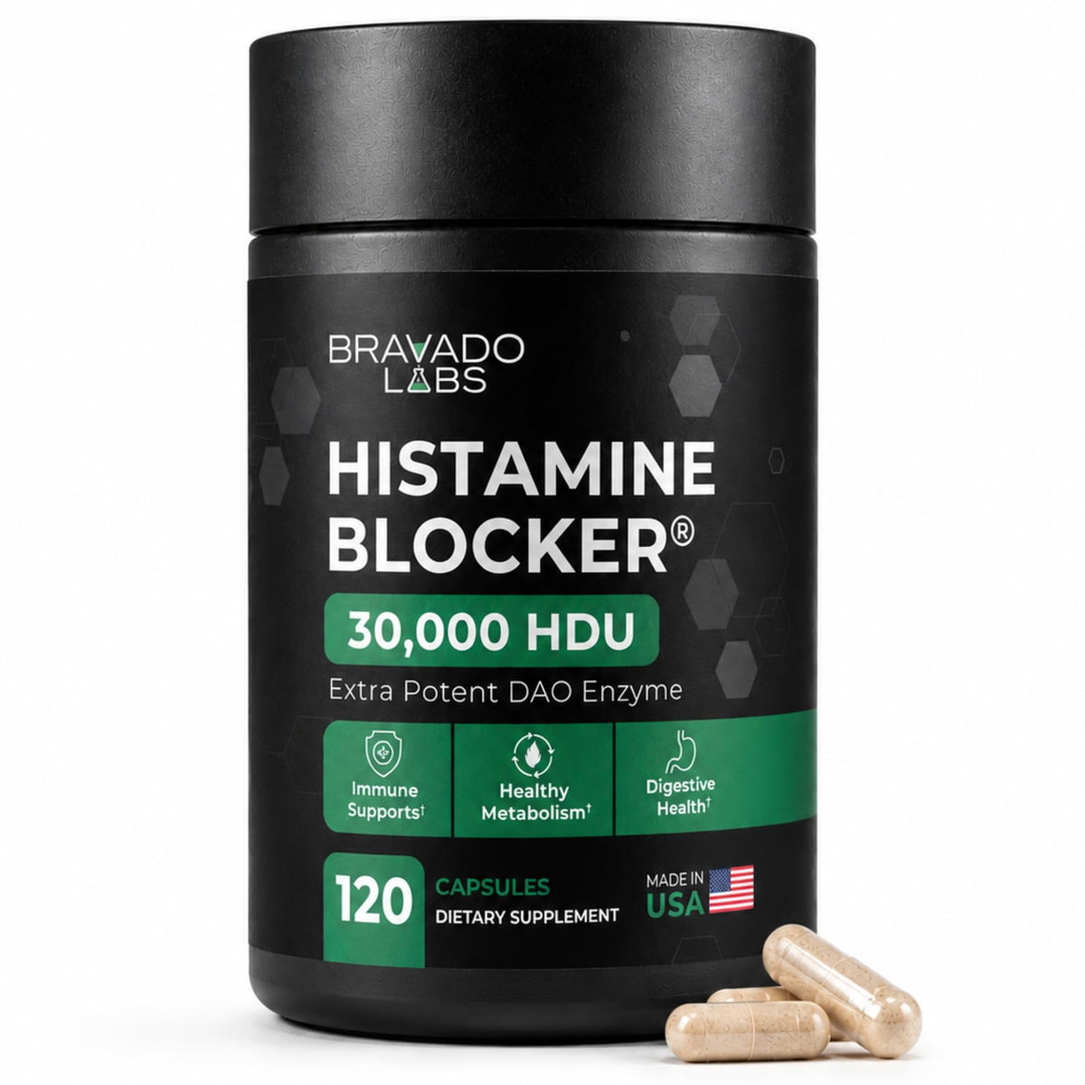 Bravado Labs DAO Enzyme 30 000 HDU boîte avant