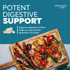 Bravado Labs DAO Enzyme 30 000 HDU capsules sur table