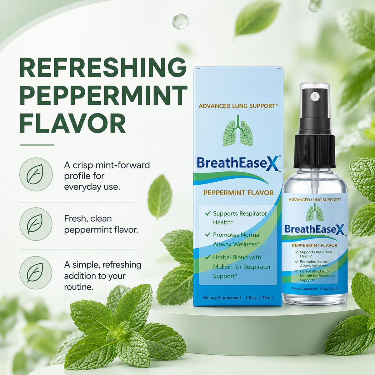 Breatheasex Spray Pulmonaire 30ml avec étiquette