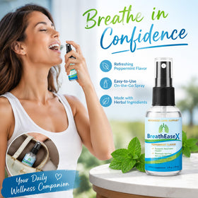 Breatheasex Spray Pulmonaire 30ml posé sur une table