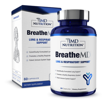 BreatheMD 1MD Nutrition pot de 60 capsules vue de face