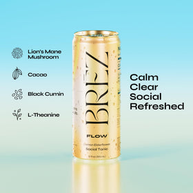 Brez Flow canette avec citron italien et fleur de sureau