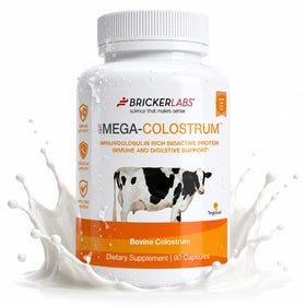 Bricker Labs Mega-Colostrum Capsules 1000 mg front view