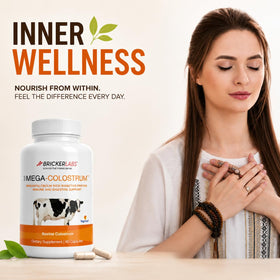 Bricker Labs Mega-Colostrum Capsules 1000 mg lifestyle scene