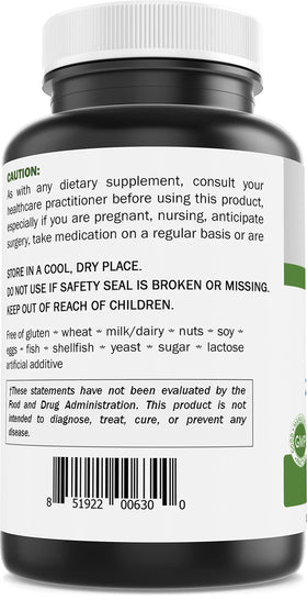 Brieofood Extrait de Myrtille 2000 mg - flacon ouvert avec capsules
