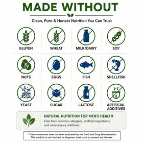 Brieofood Multivitamines Quotidiennes pour Hommes, présentation avec des légumes