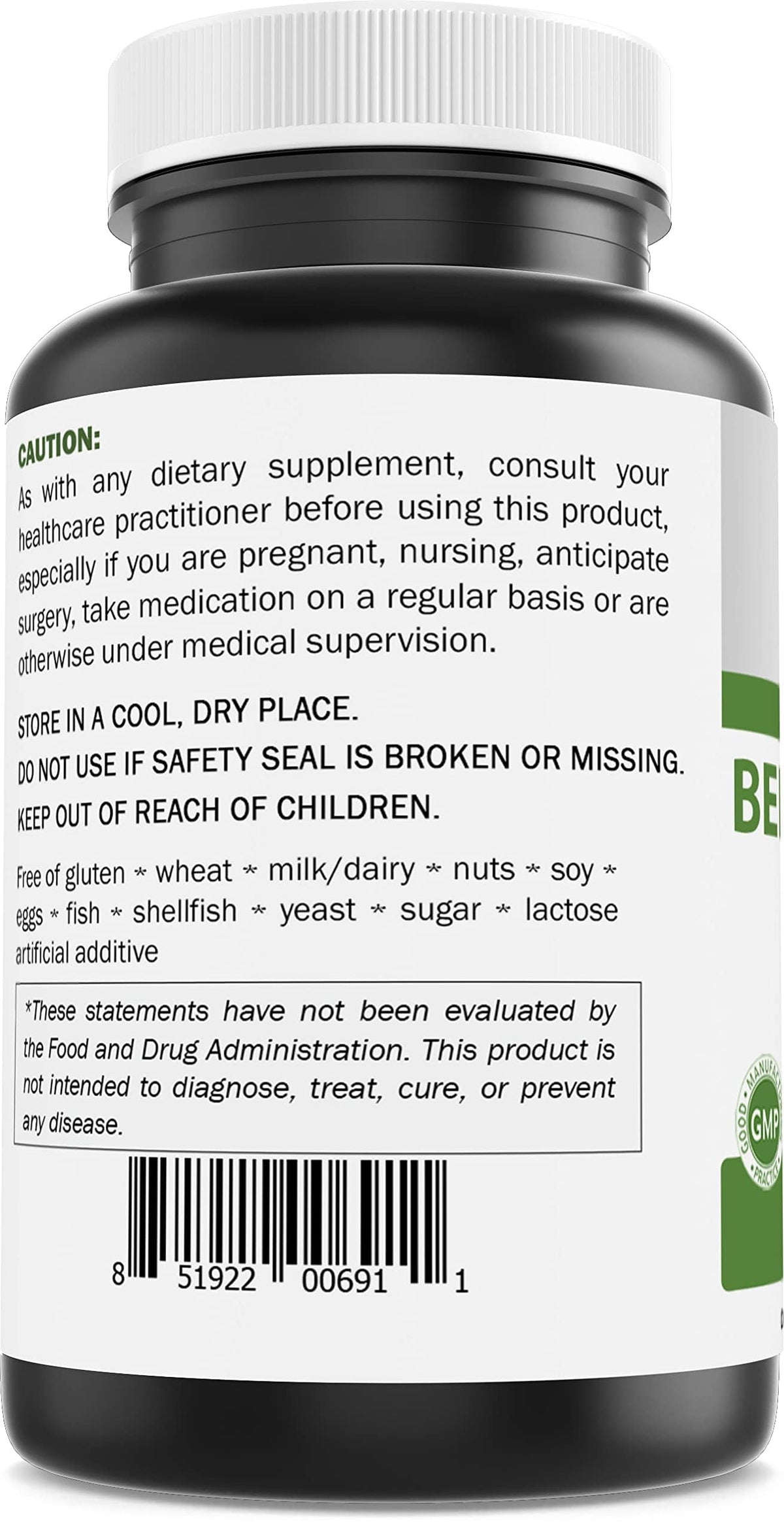 Brieofood Propolis 1000 mg étiquette avec informations produit