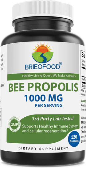 Brieofood Propolis 1000 mg flacon de 120 capsules