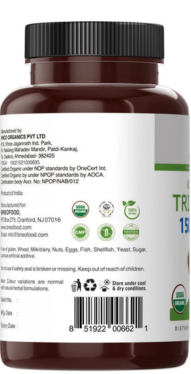 Brieofood Triphala Bio 1500mg en main