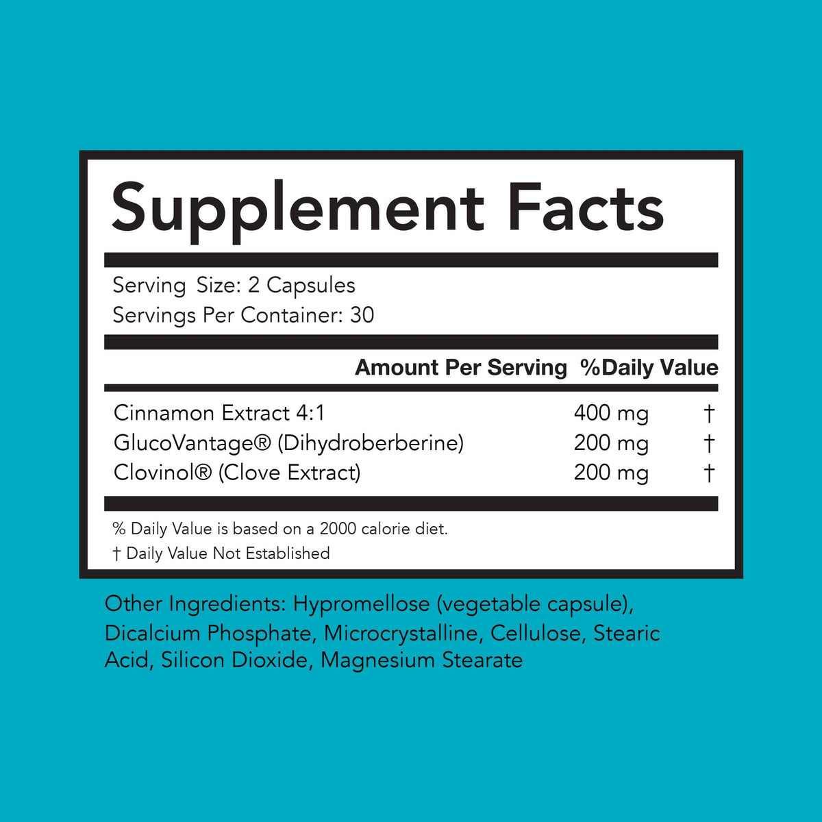 Bright Naturals Glycevia capsules montrées sur une table