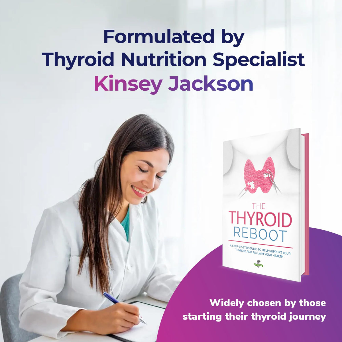 Bright Naturals Thyroid Renew 180 capsules dans une cuisine