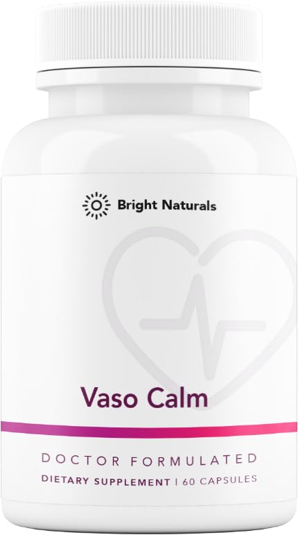 Bright Naturals Vaso Calm 60 capsules vue de face