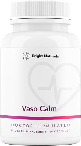 Bright Naturals Vaso Calm 60 capsules vue de face