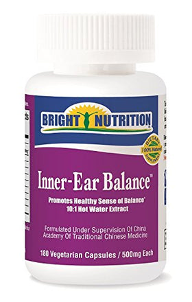 Bright Nutrition Équilibre de l'Oreille Interne côté avec ingrédients