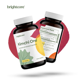 Brightcore Kimchi One, le packaging avec logo sur fond blanc