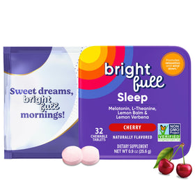 BRIGHTFULL comprimés à mâcher cerise, vue de face