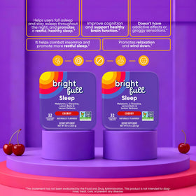 BRIGHTFULL comprimés à mâcher, en main avec vue d'ensemble