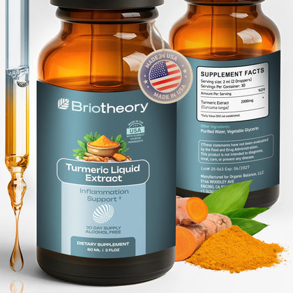 BRIOTHEORY Extrait de Racine de Curcuma 60 ml vue avant