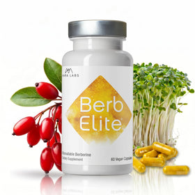 BrocElite BerbElite 350 mg de Berbérine HCL vue de face