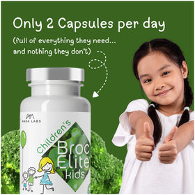 BrocElite Kids capsules sur un fond blanc