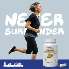 Bromélaïne 500mg quality Labs capsules en main