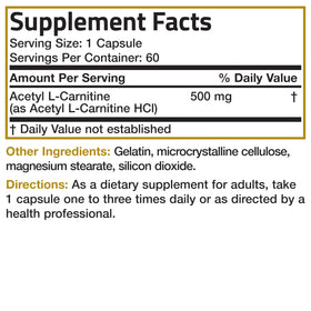 Bronson Acetyl L-Carnitine 500 mg capsules, ambiance de vie avec produit
