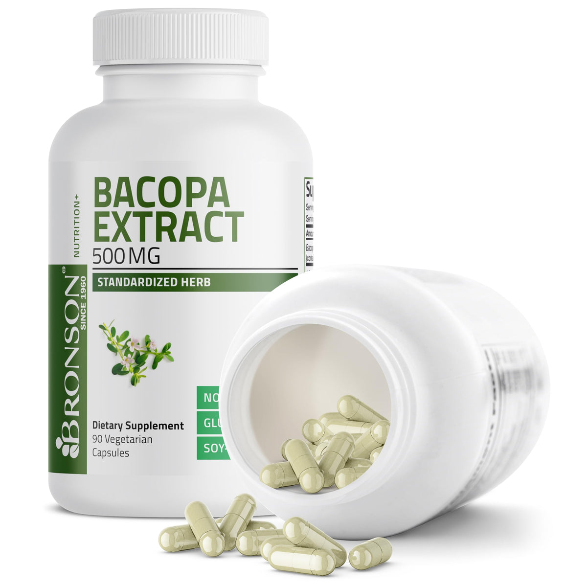 Bronson Bacopa Monnieri Extrait 500 mg prise en main