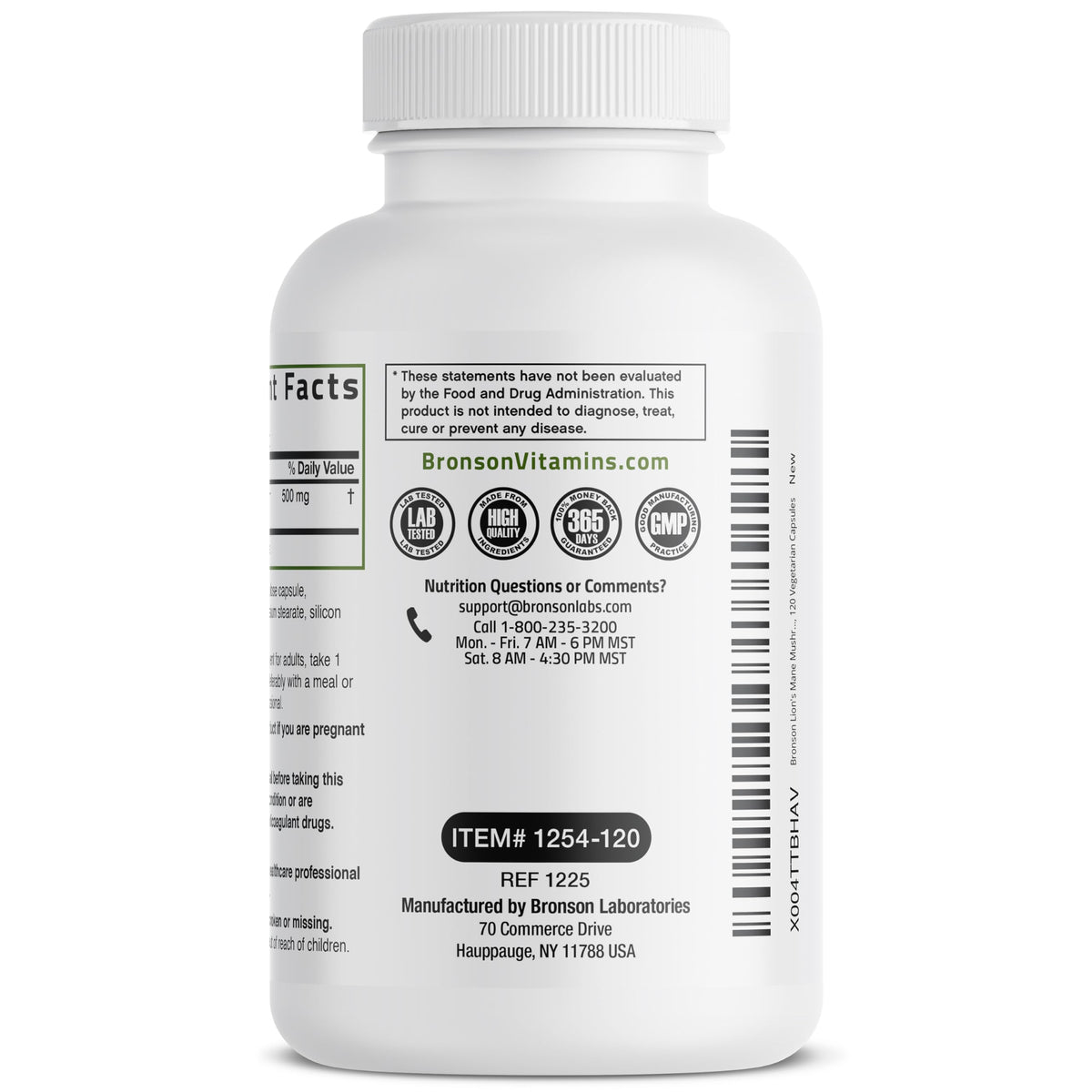Bronson Champignon Crinière de Lion 500mg en utilisation quotidienne