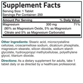 Bronson Complex de Magnésium Triples 300 mg vue de profil de la boîte