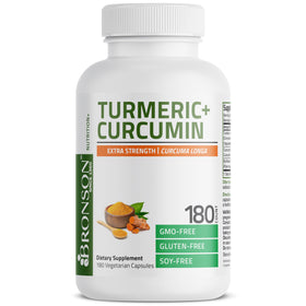 Bronson Curcuma Curcumin Extra, capsules dans leur flacon