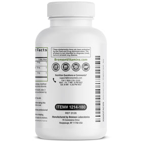 Bronson Curcuma Curcumin Extra, flacon ouvert avec capsules visibles