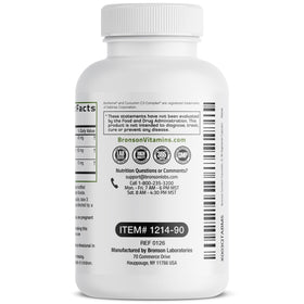 Bronson Curcuma Extra Fort capsules en gros plan
