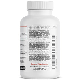 Bronson DHEA 25mg, capsules sur une surface blanche